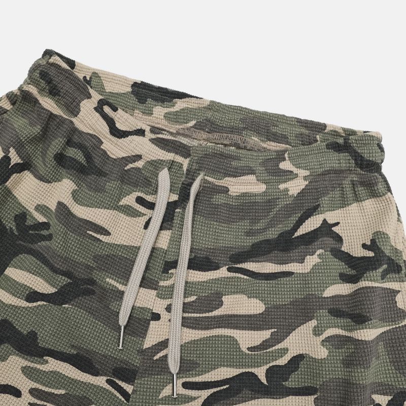 Riko Camo Waffled Shorts