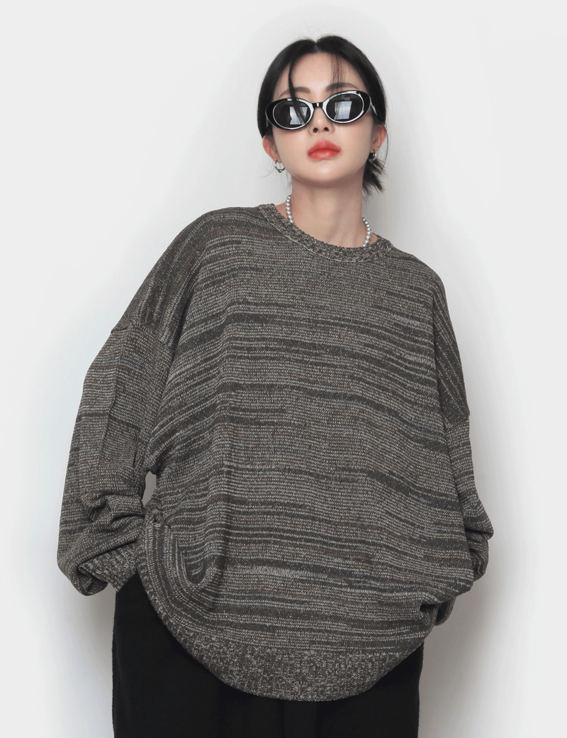 nutellike(ヌテールライク)の「Triple over knitwear(Tops)」