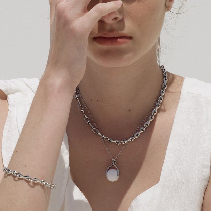 Love Connection Necklace_Silver