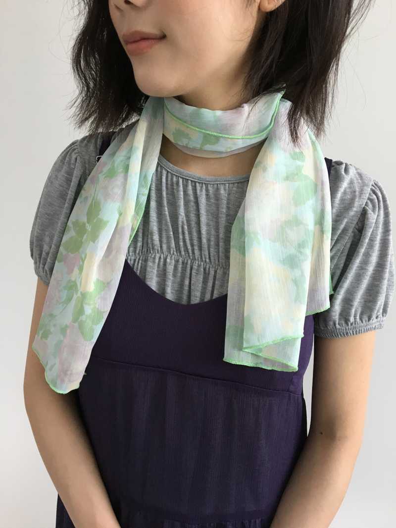 Misty Bloom scarf (2color)