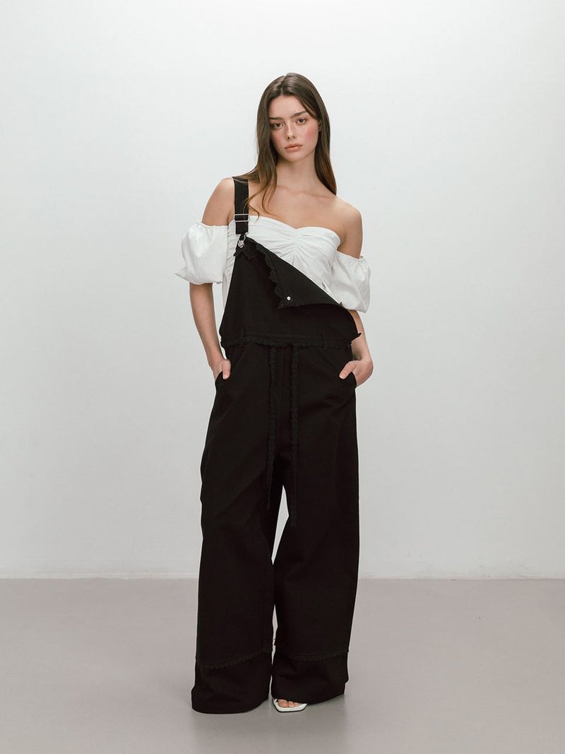 PUFF SHIRRING BLOUSE / WHITE