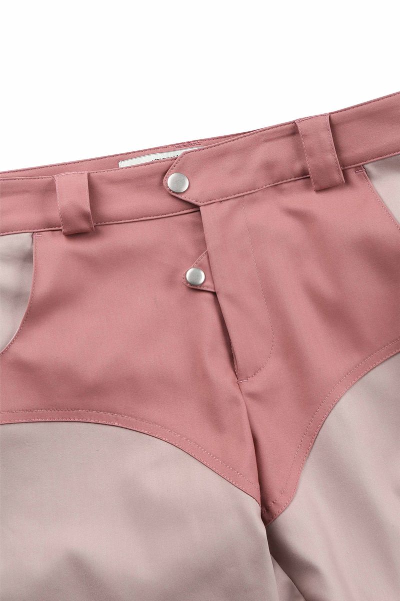 Body Sculpture Semi Bootcut Pants PINK