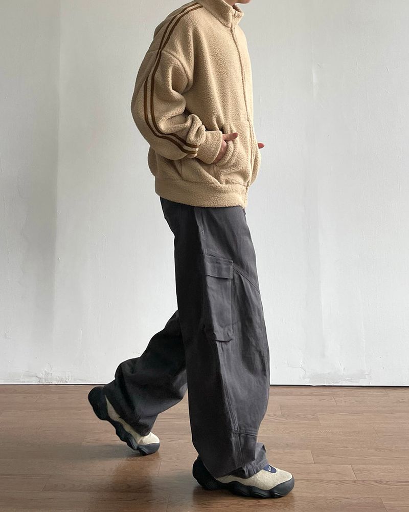 Mode Fleece Track Zip-up