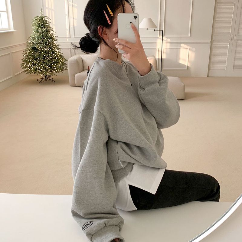 [BELLIDE MADE / Limited quantity] point embroidery sweat