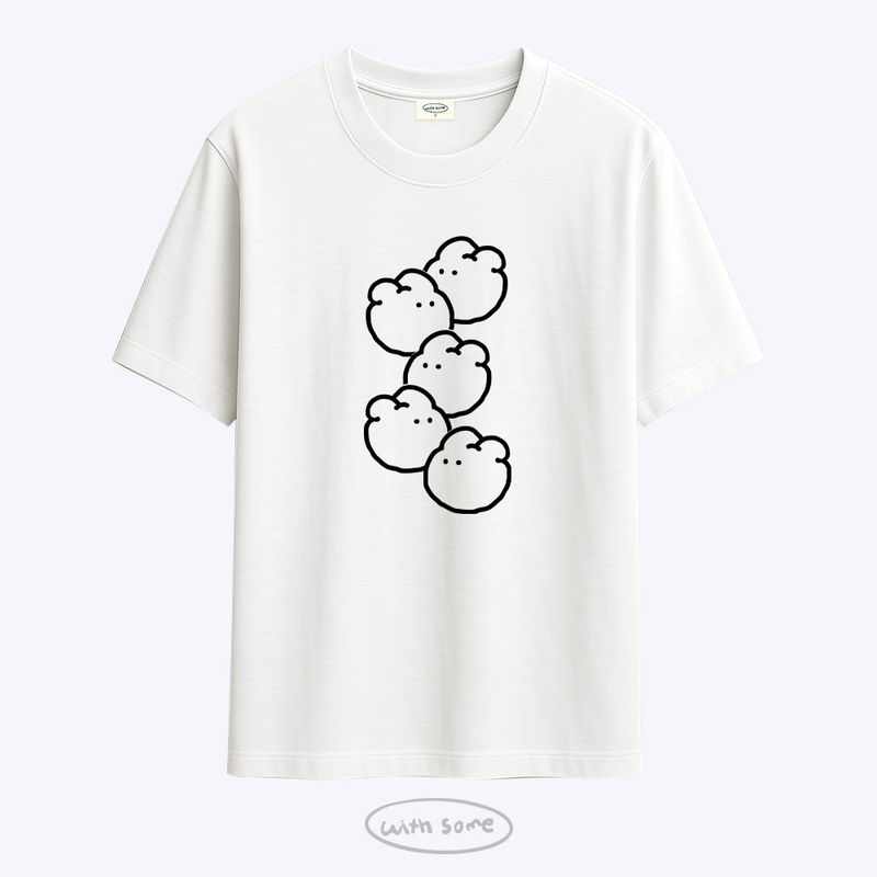 withsome（ウィズサム）の「The bunny mojji T-shirt（Tops）」