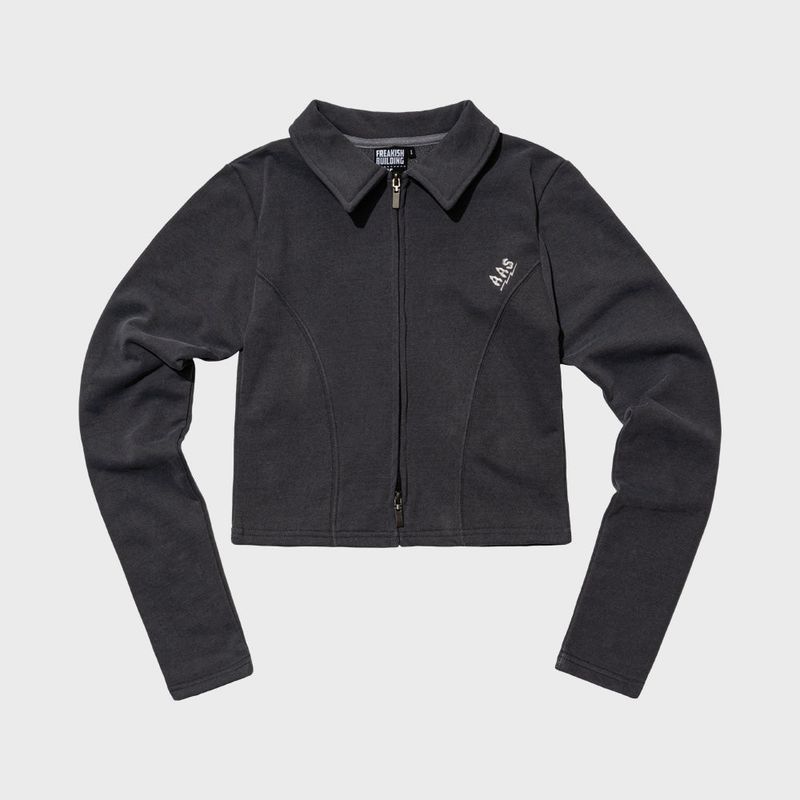 freakishbuilding(フリーキッシュビルディング)の「VANISH PIGMENT CROP ZIP-UP()」