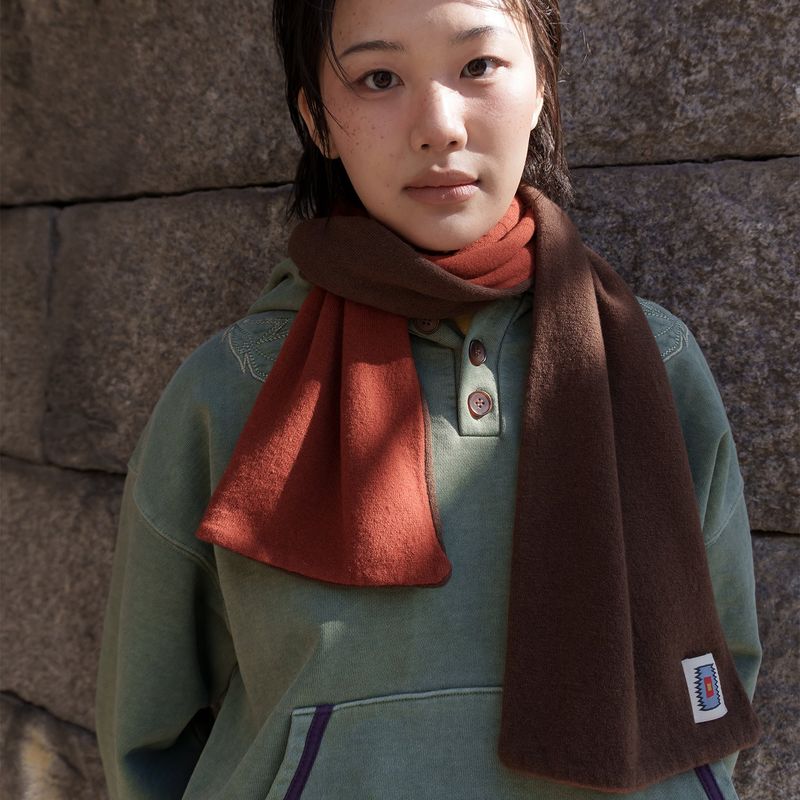 Dual Field Scarf / Brown