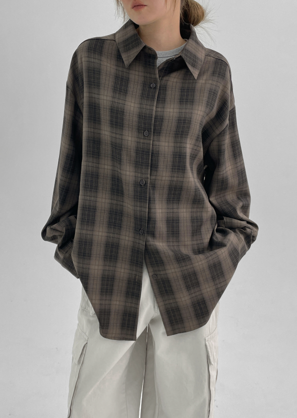 [MADE] Sloth Check Overfit Shirt