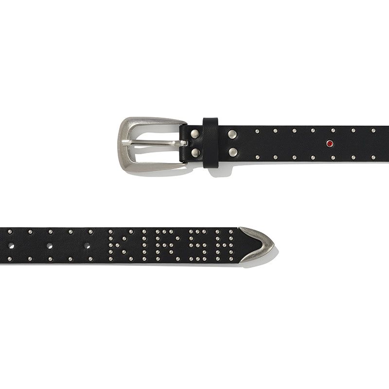 STUD POINT BELT [BLACK]