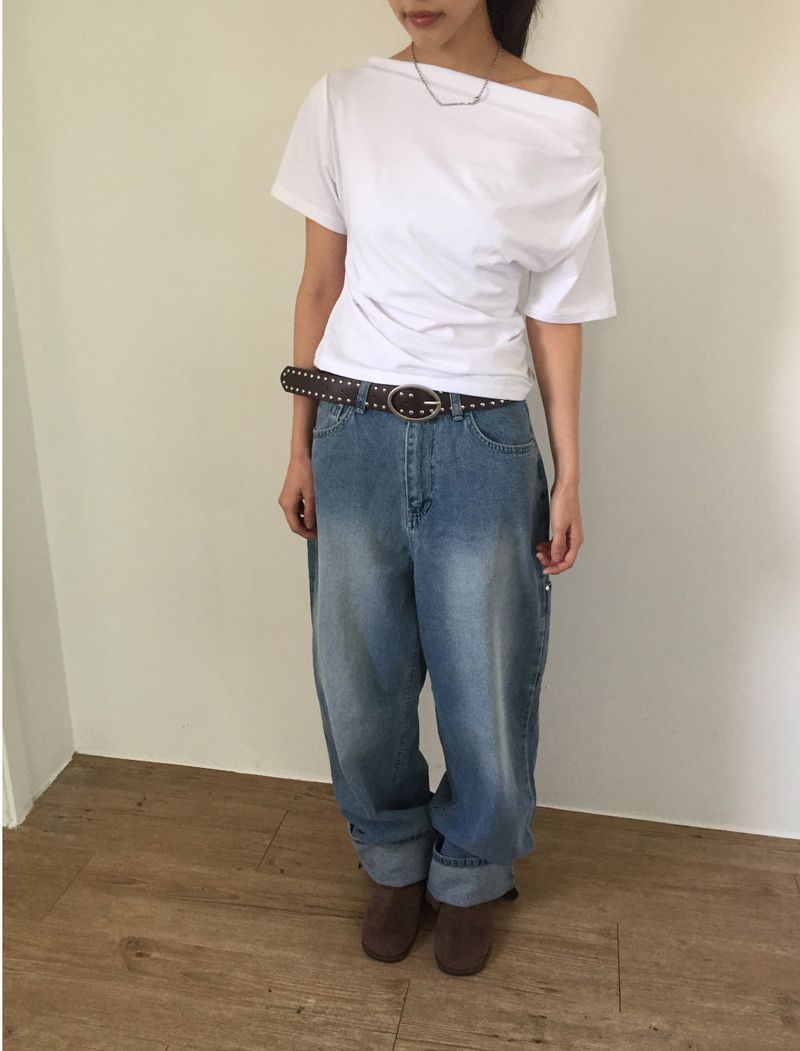 Sea Pocket Straight Denim (1color)