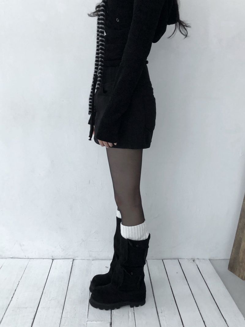 Cotton banding skirt
