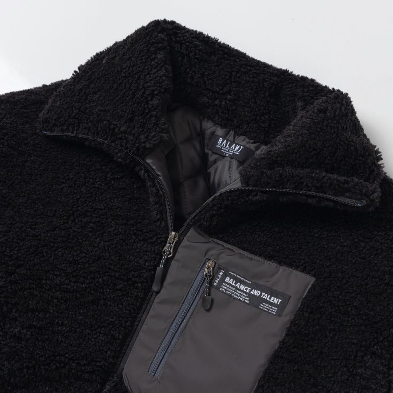 Classic Fleece Zipup Jacket - Black