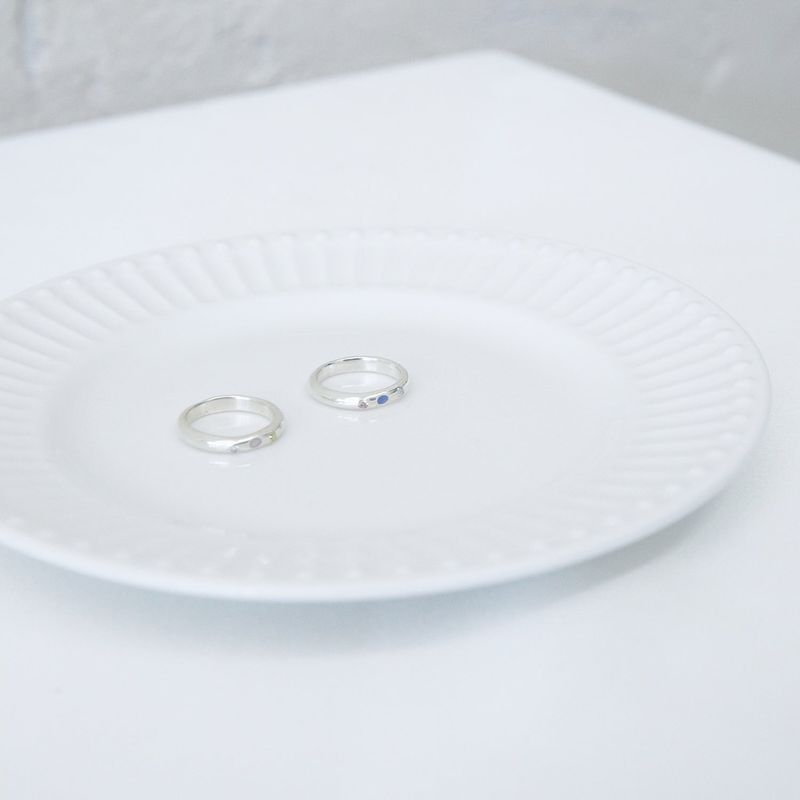 FILLOW(フィロー)の「two stone pebble ring(Accessories)」