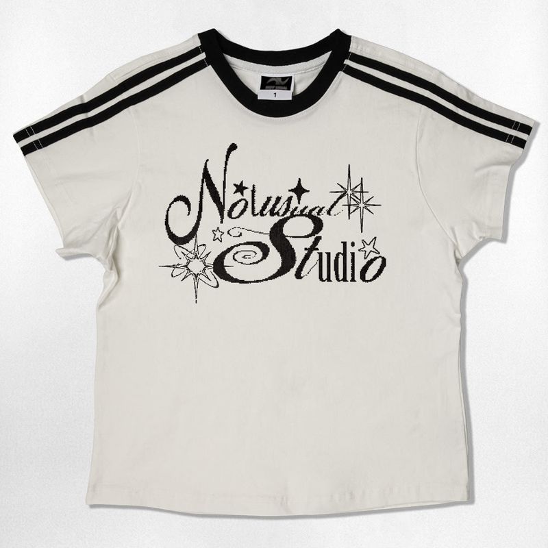 Pixel Studio Semi Crop T-Shirts - 6COLOR