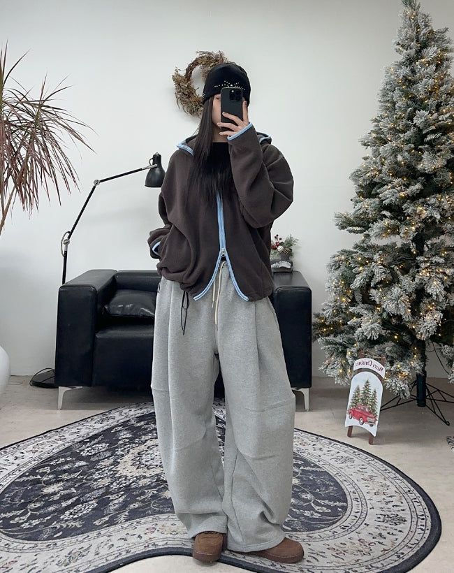 Cent Pintuck Brushed Training Pants
