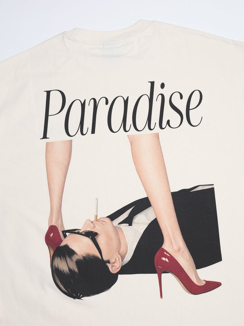 PARADISE Tシャツ - CREAM