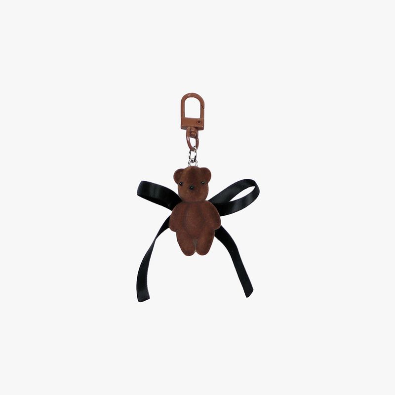 BACK RIBBON BEAR KEYRING