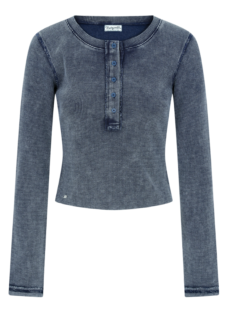 Pigment Washing Waffle T