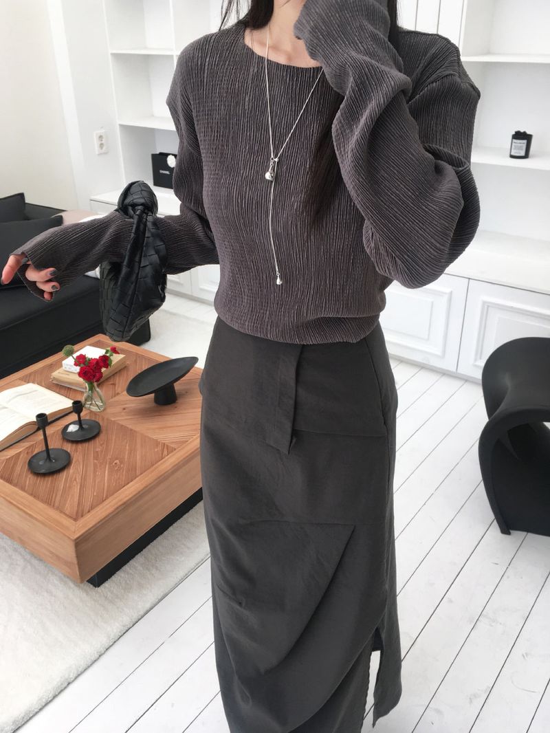 Jogak long skirt