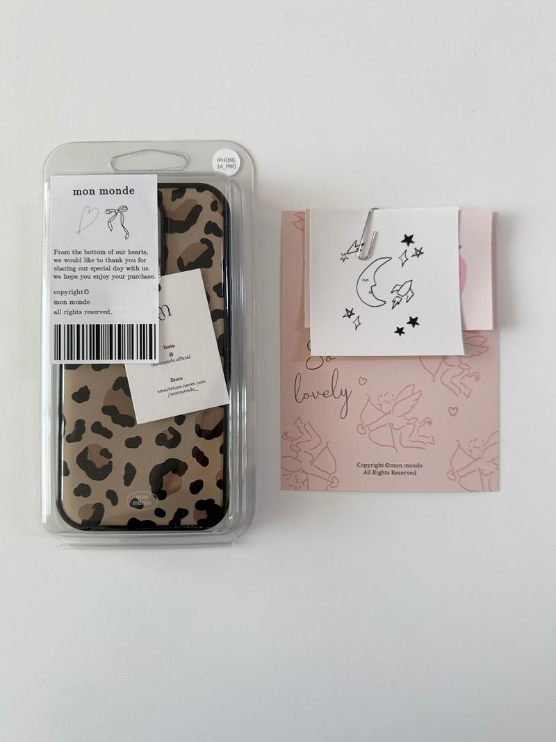 leopard phone case