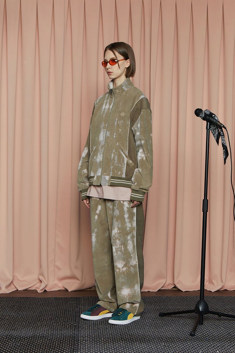 VELOUR CORDUROY BLOUSON / KHAKI