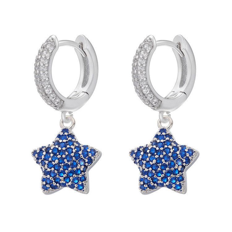 TWENTYONEAUGUST(トゥエンティワンオーガスト)の「ミニスターイヤリング(ブルー)(アクセサリー)」