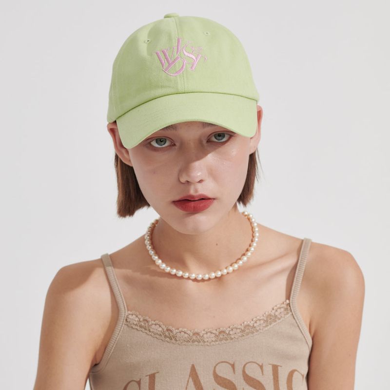 wonder visitor（ワンダービジター）の「WDVST Logo Ball-cap [Mint]（Hats）」