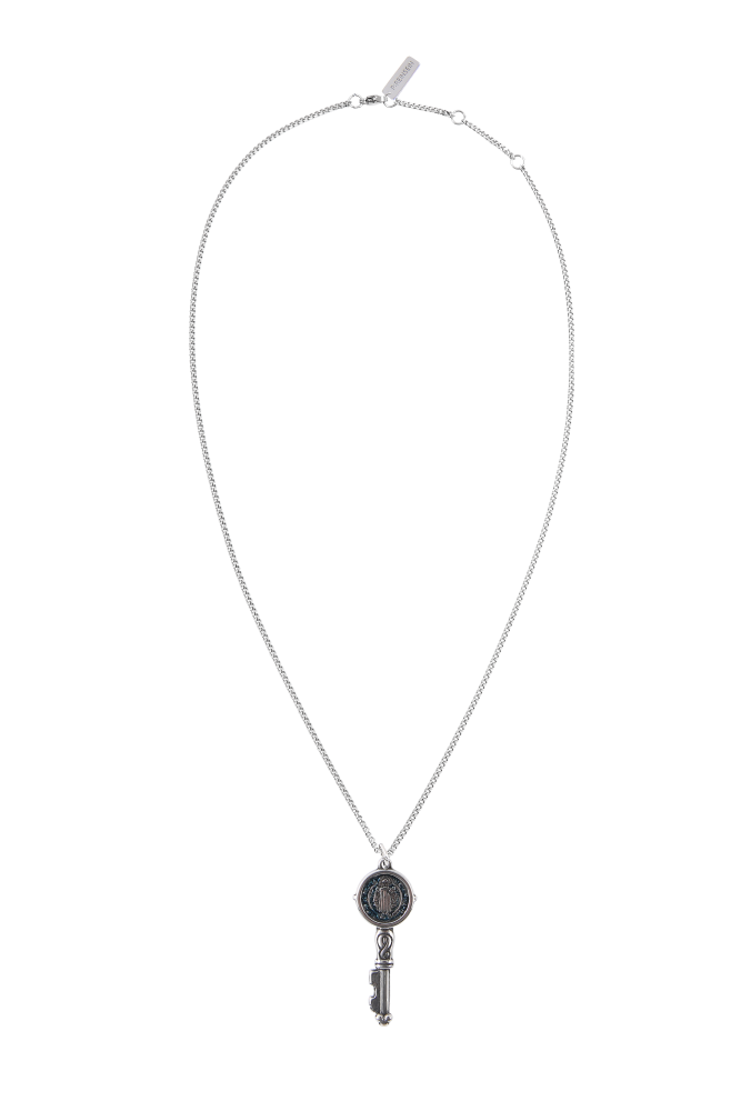 Big antique key necklace