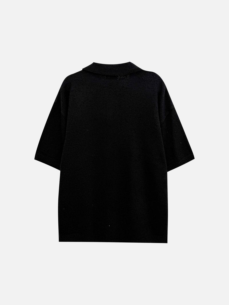 Fury Knit Short Sleeve Cardigan 2C