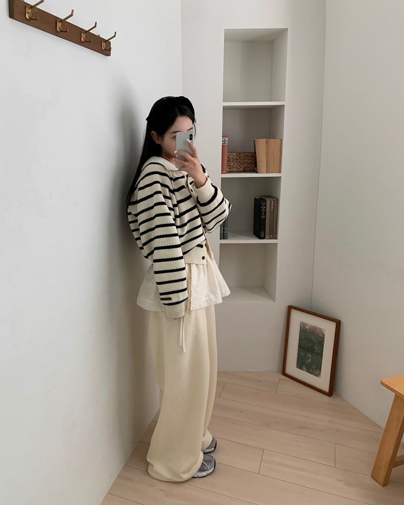 [Bellide made] Newer, two-way wide training pants