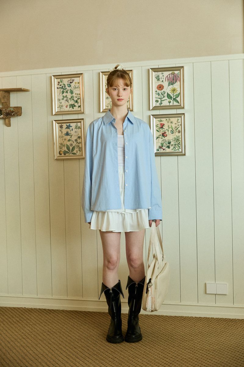 PINK PINEAPPLE（ピンクパイナップル）の「BASIC OVER SHIRT（Tops）」