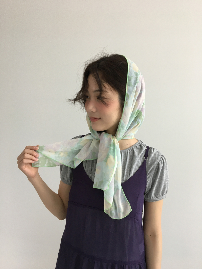 Misty Bloom scarf (2color)