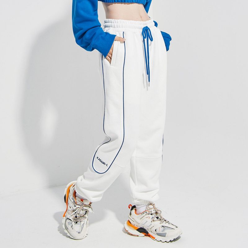 Blue Side Line Pants