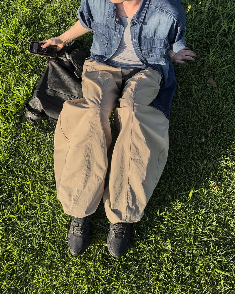 Traillin Cotton Seam One-Tuck Pants