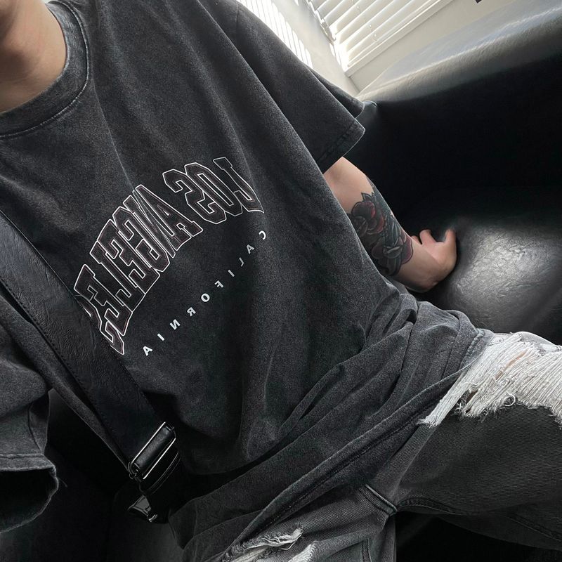 COZINESS（コジネス）の「Los Angeles Short-Sleeved T-Shirt / D769207875530（Tops）」