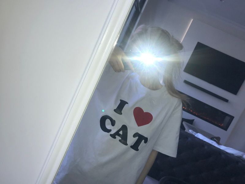 i love cat tee