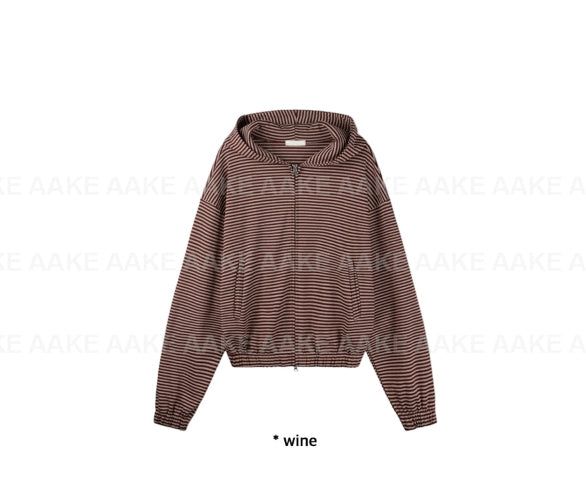 NERD STRIPE HOOD ZIP-UP