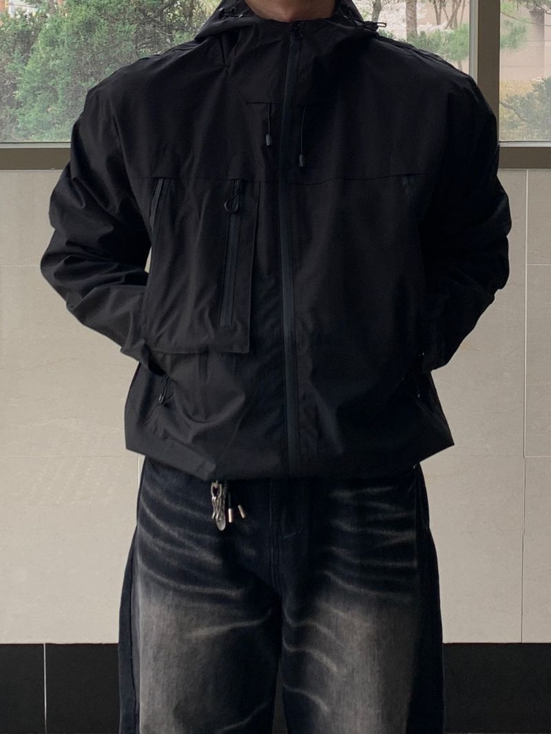 Cadena Two-Way Gorpcore Hood Windbreaker