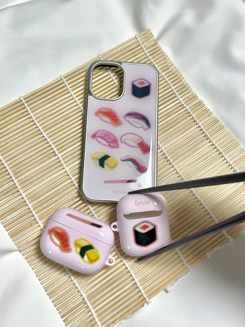 Pixel Sushi Epoxy Bumper Case