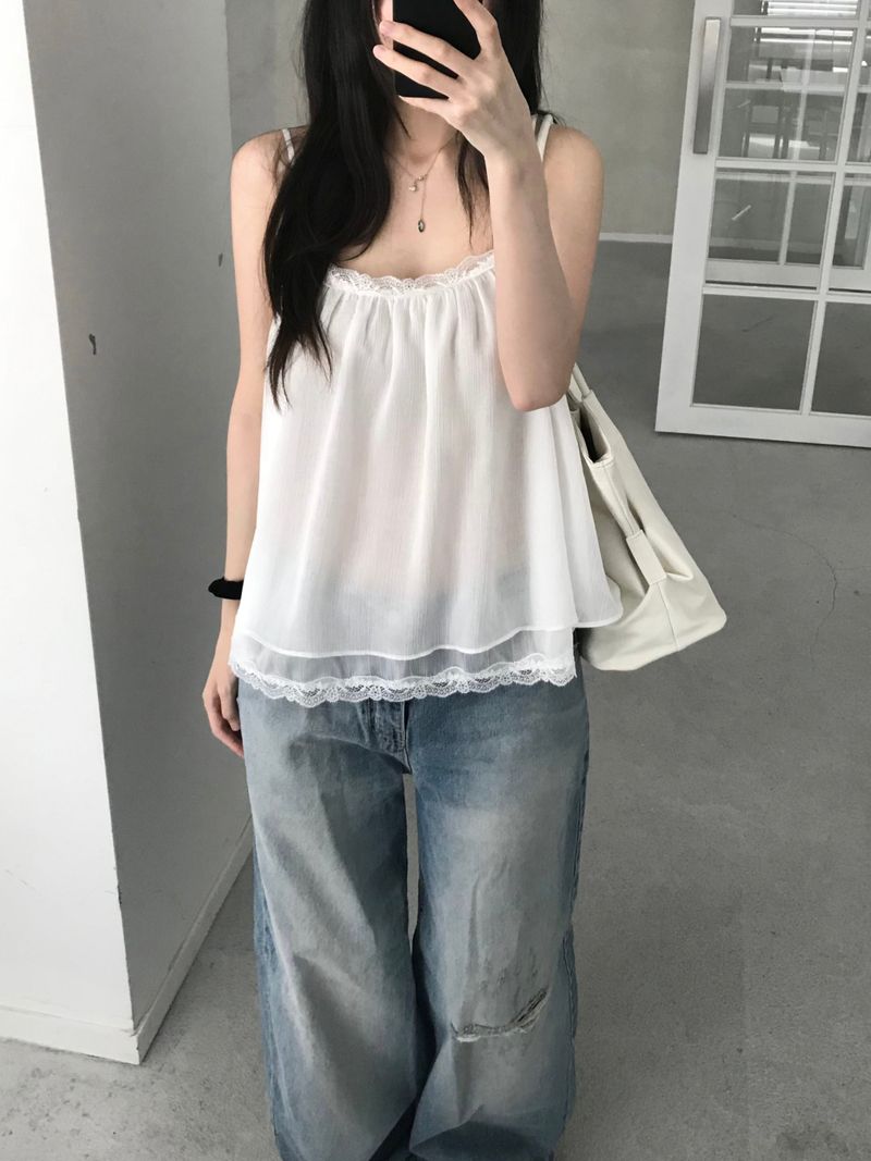 Perrier Frill Top (3 colors)