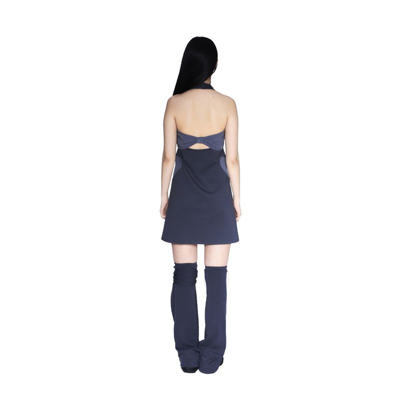 Layered heart halter dress 003