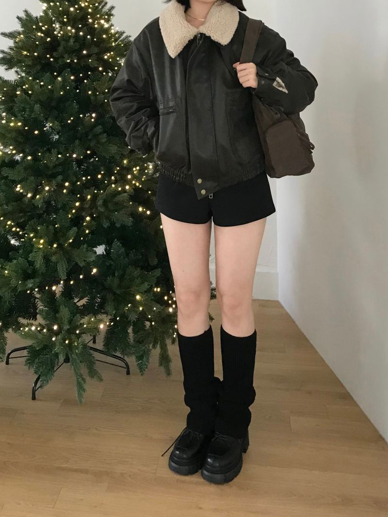 Crack Leather Mustang Jacket (2 colors)