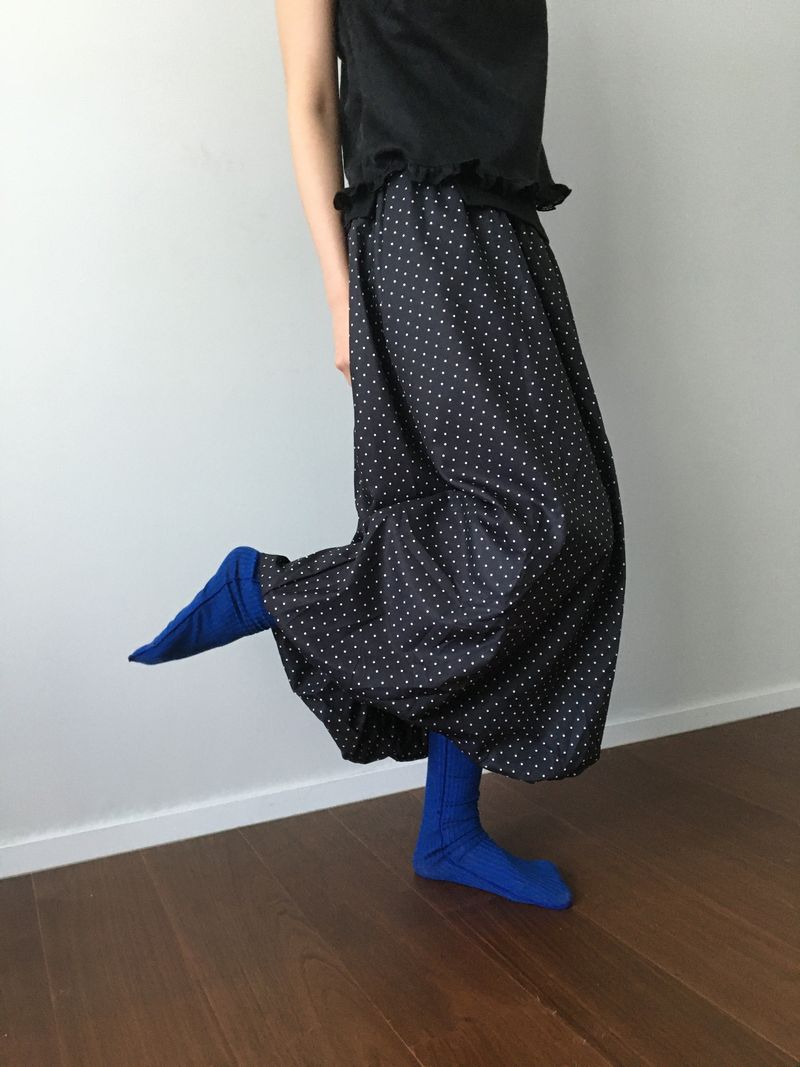 Popping Tencel Knee Socks (4color)