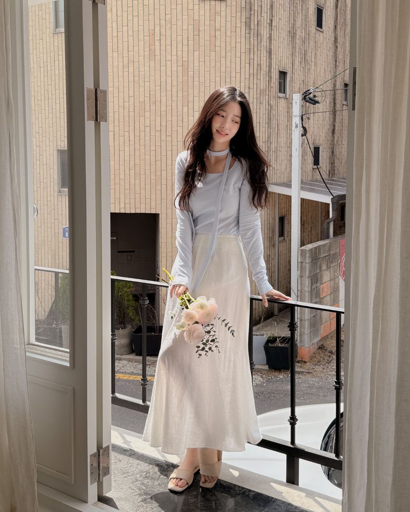MAYBINS(メイビンス)の「Rage Flare Long Skirt(Skirts)」