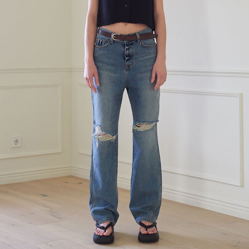 VINTAGE DENIM PANTS (BLUE)