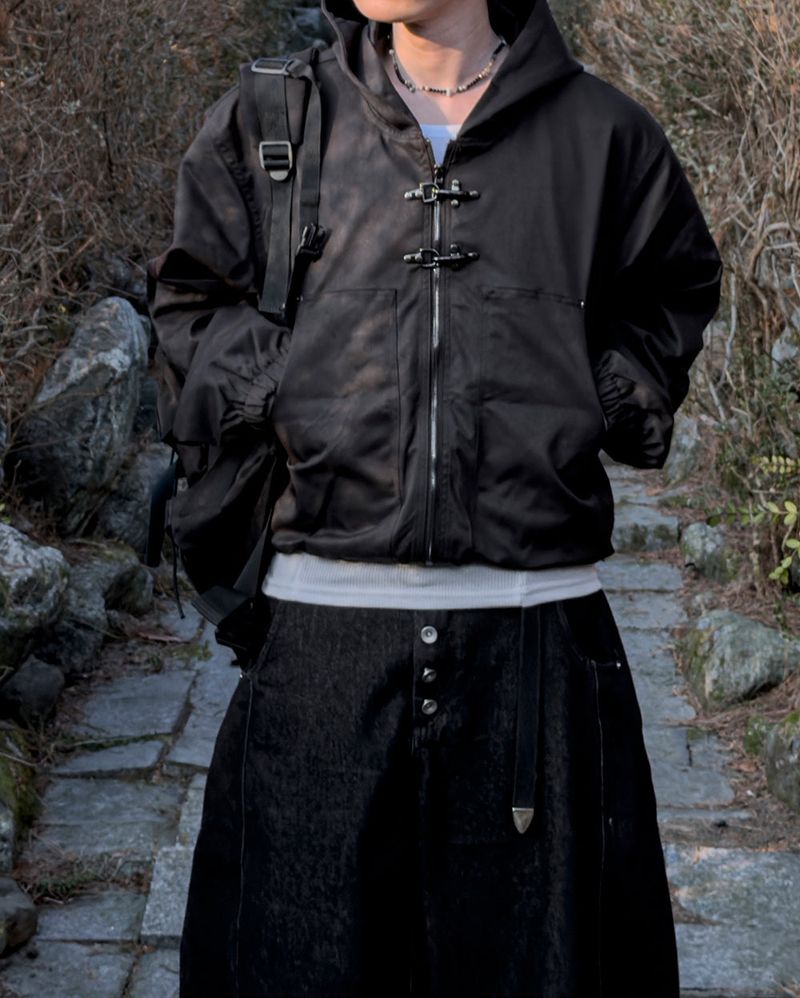Lexer Fireman Buckle Hooded Jacket