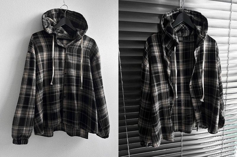 Hip Check Dark Color Hood Shirt