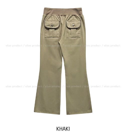 Vine Shibori Back Pocket Bootcut Pants