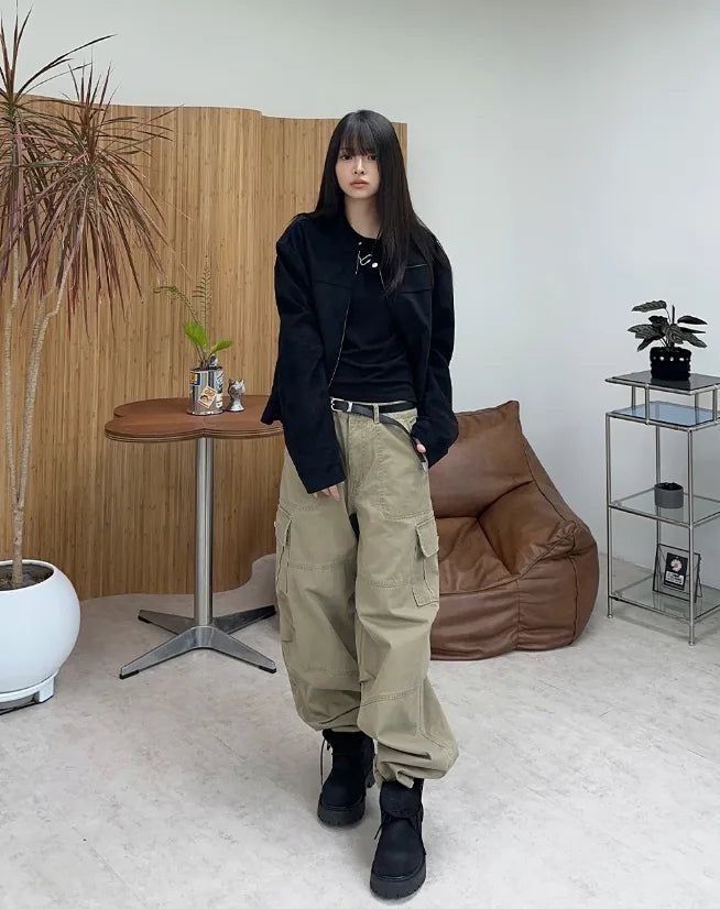 Moden Vintage Washed Cargo Pants