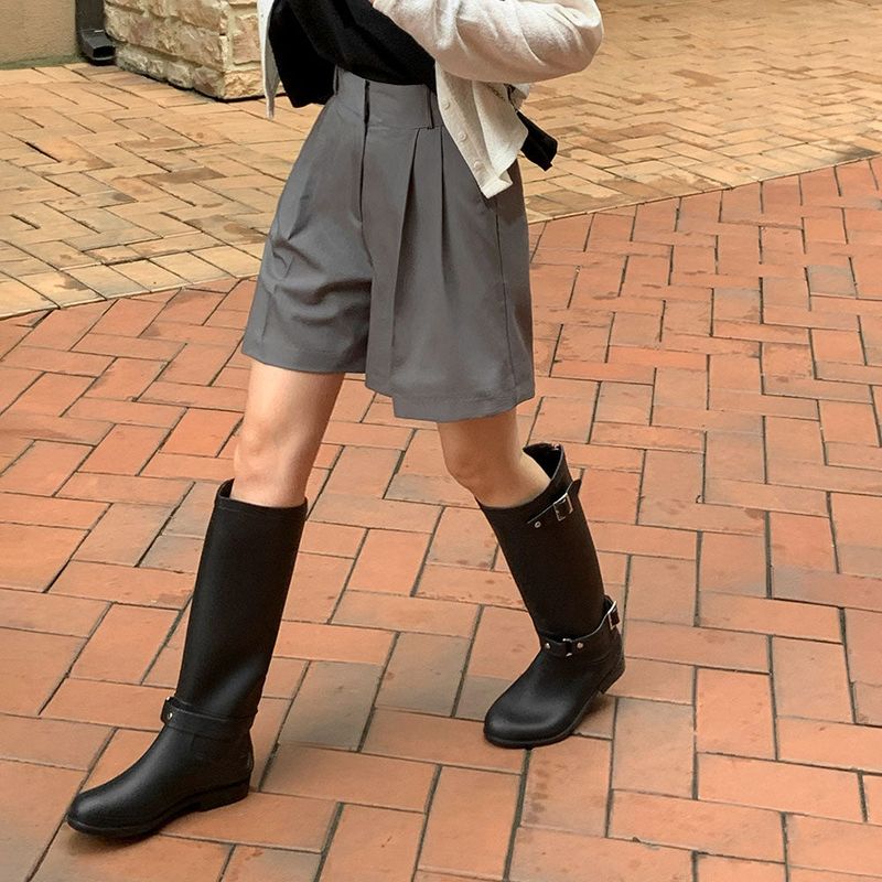 BEIDELLI（ベイデリー）の「ケミストリーピンタックショートスラックス（パンツ）」